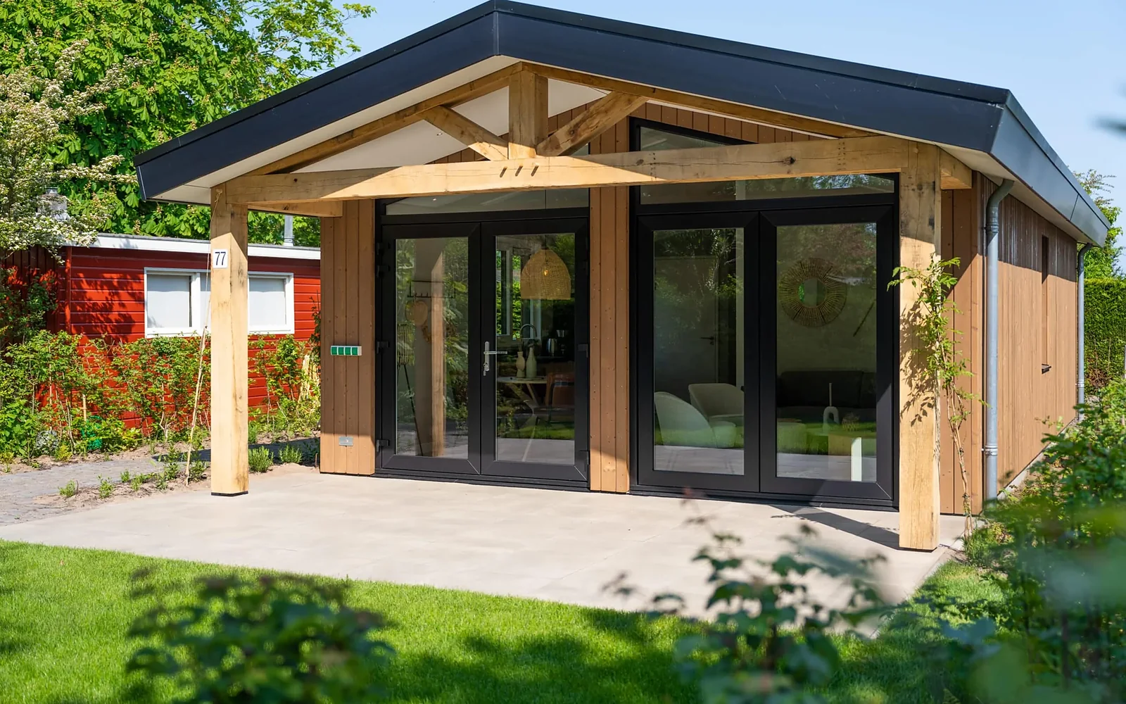 Prefab woning van een klant in de Achterhoek